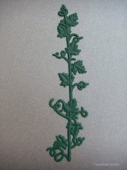 Verzierwachs, Wachsmotiv, Weinranke versch. Farben